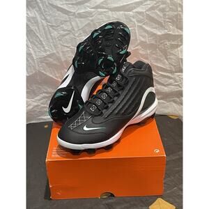 New Men’s 12 Nike Griffey 2 MCS Baseball Cleat Black/Freshwater HF1579-002